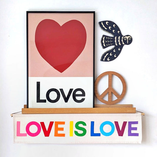 Love is Love banner, wall hanging