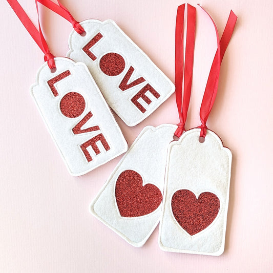 Reusable LOVE and ❤️ gift tags