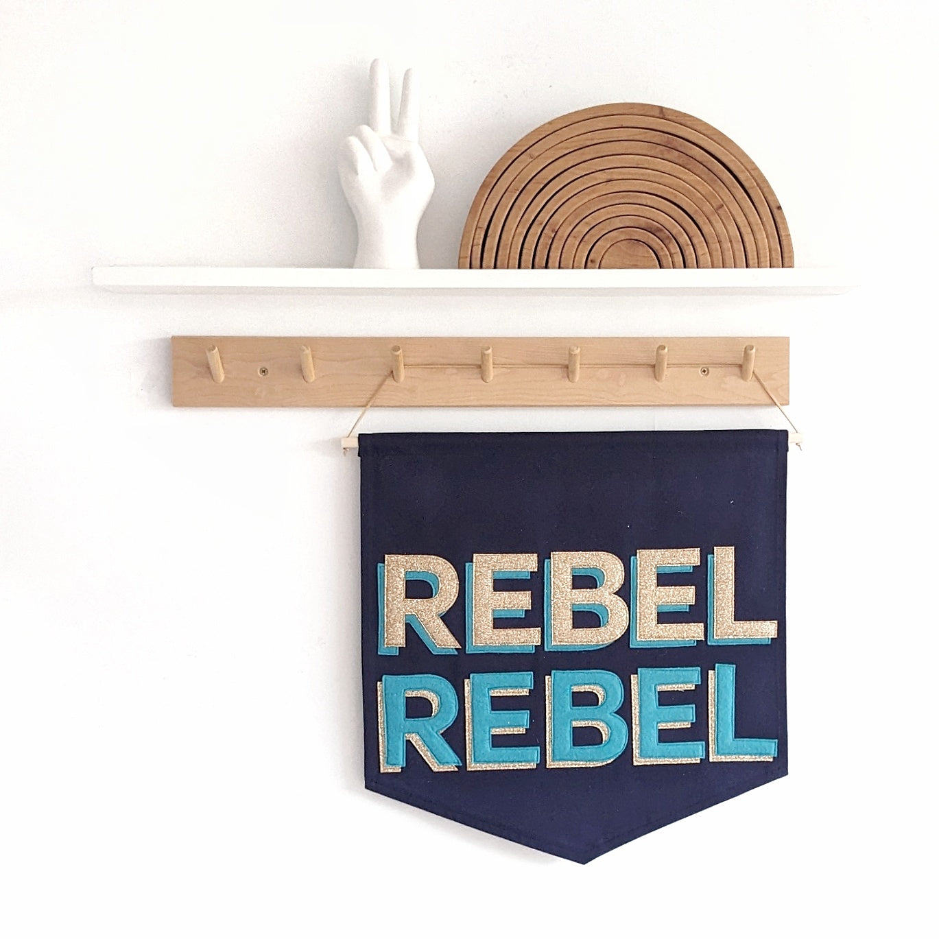 REBEL REBEL banner in custom colours