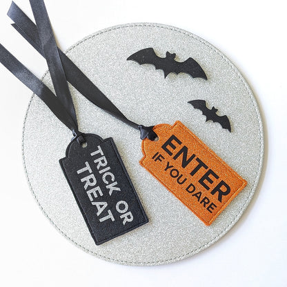 Halloween labels and tags