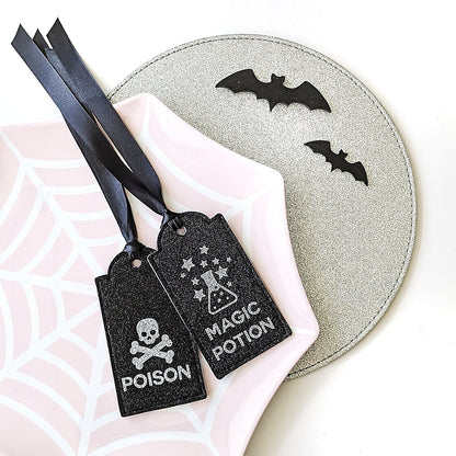 Halloween drink labels and tags