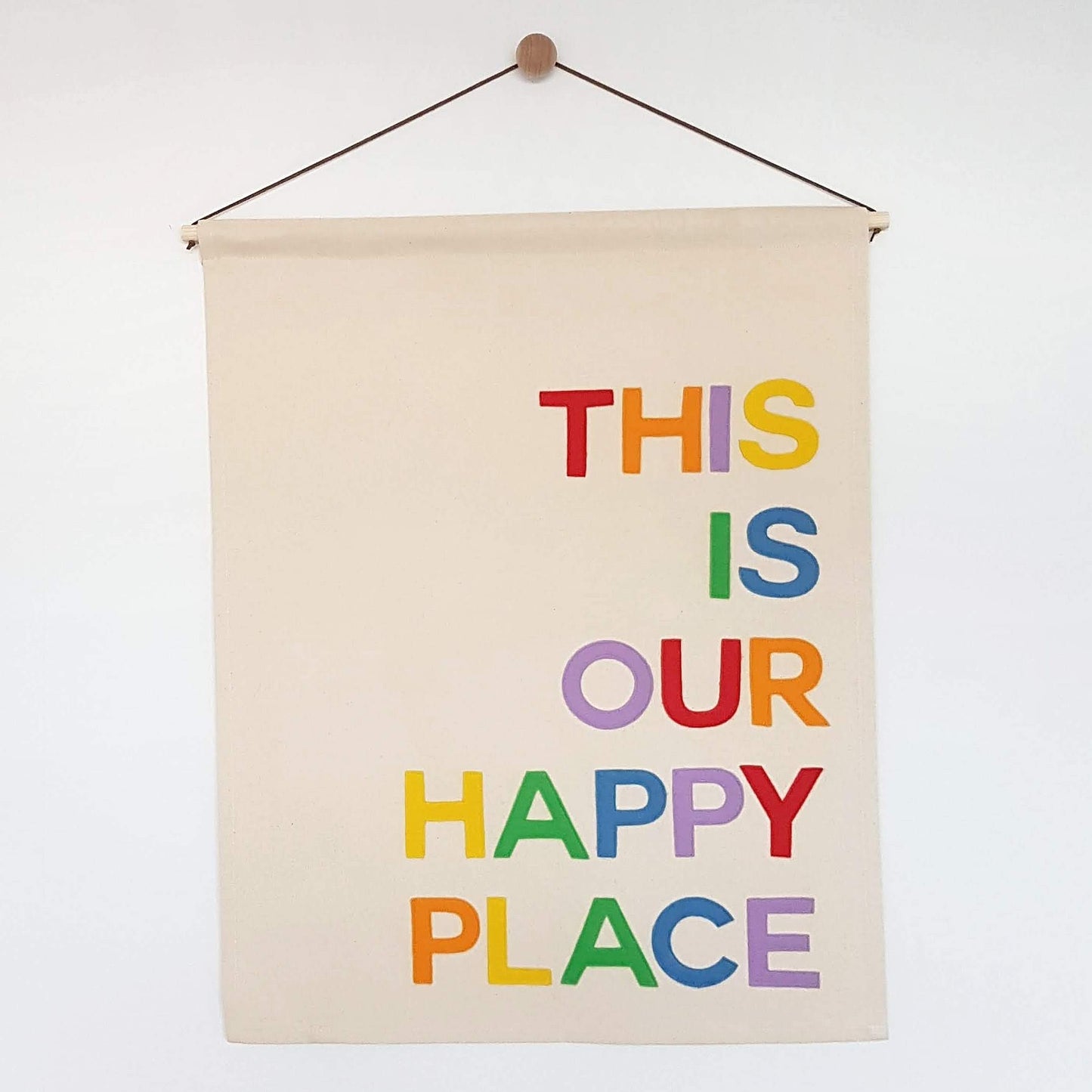 This is our happy place banner