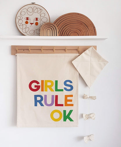 Girls Rule OK banner