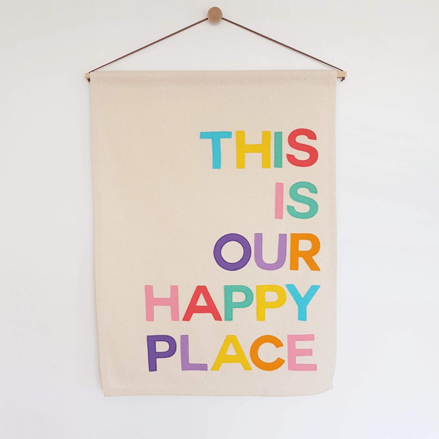 This is our happy place banner