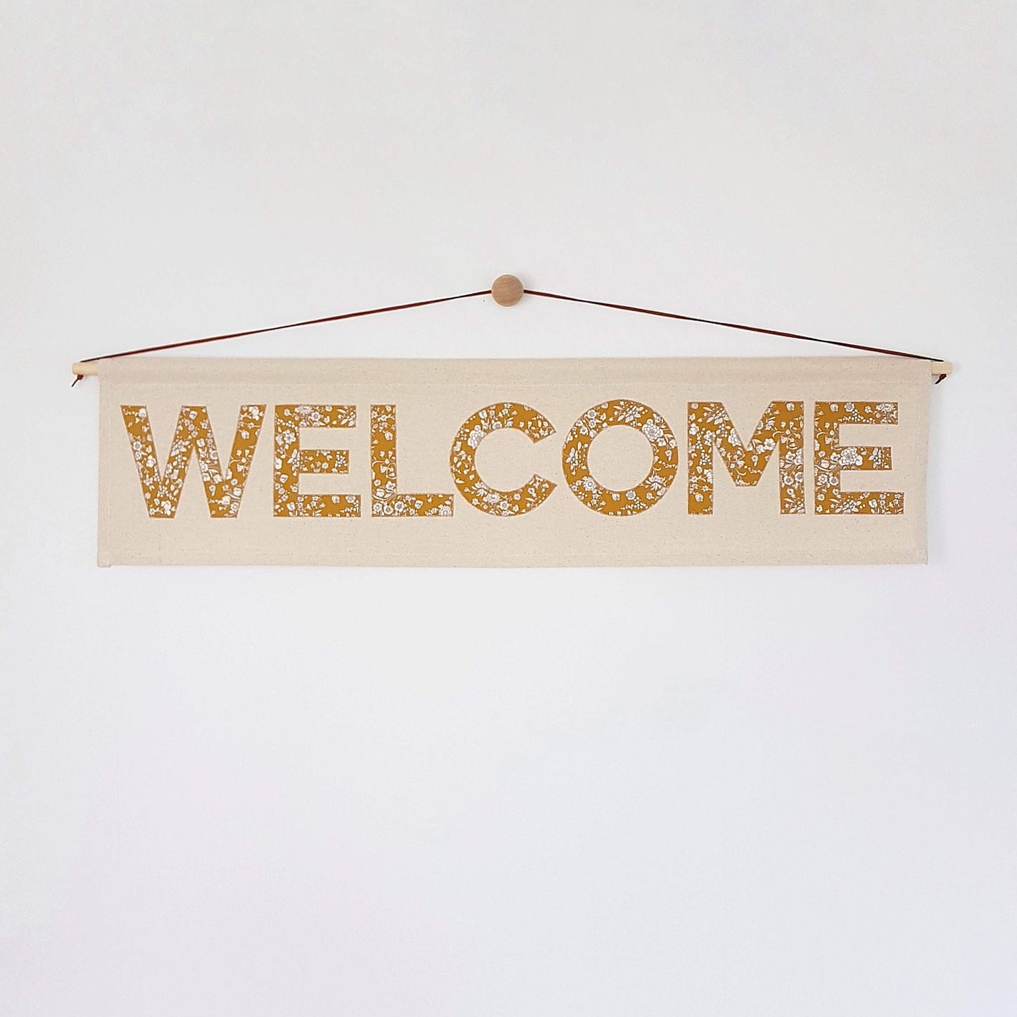 Welcome banner, wall hanging