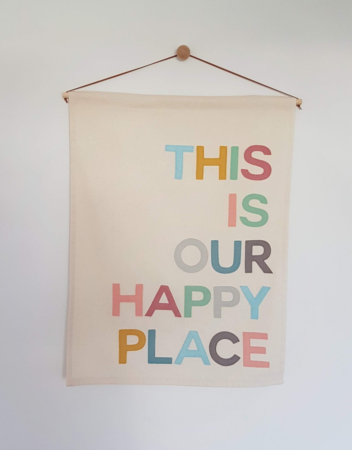 This is our happy place banner