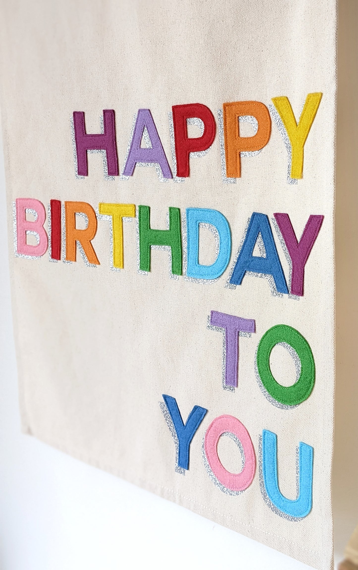 Happy Birthday To You wall hanging