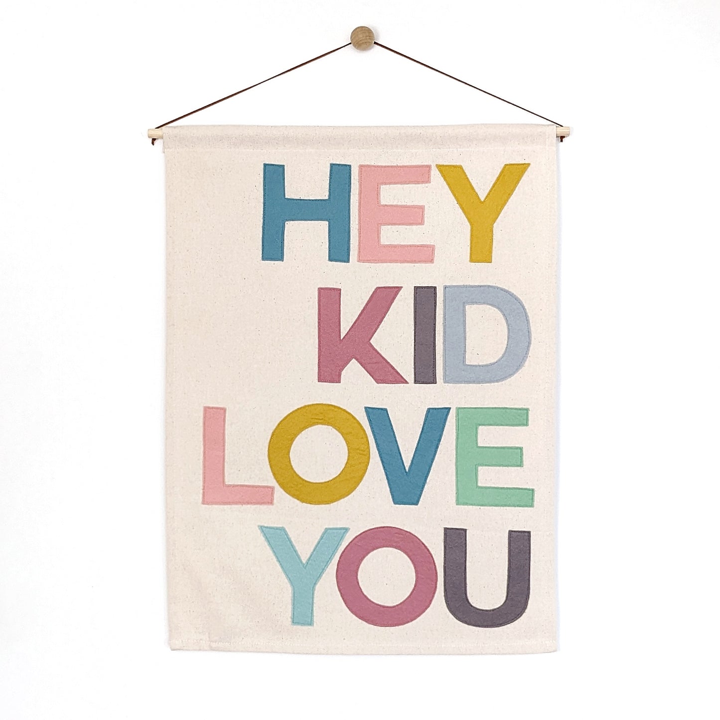 Hey Kid, Love You. Wall hanging