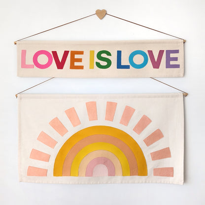 Love is Love banner, wall hanging