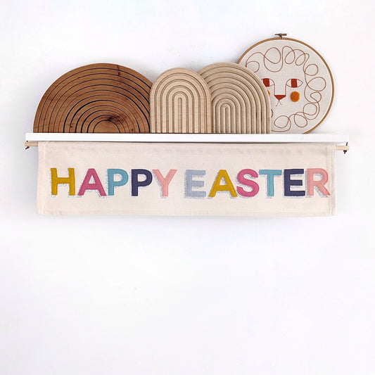 Happy Easter banner, wall hanging