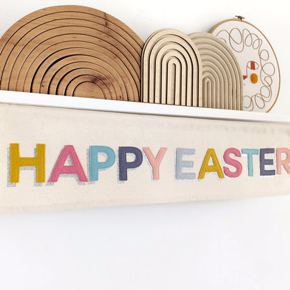 Happy Easter banner, wall hanging