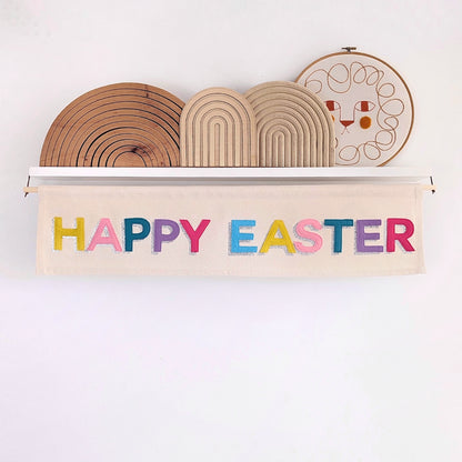 Happy Easter banner, wall hanging