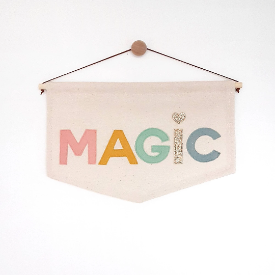 Magic mini banner. in pretty pastels