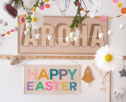 Happy Easter wall hanging