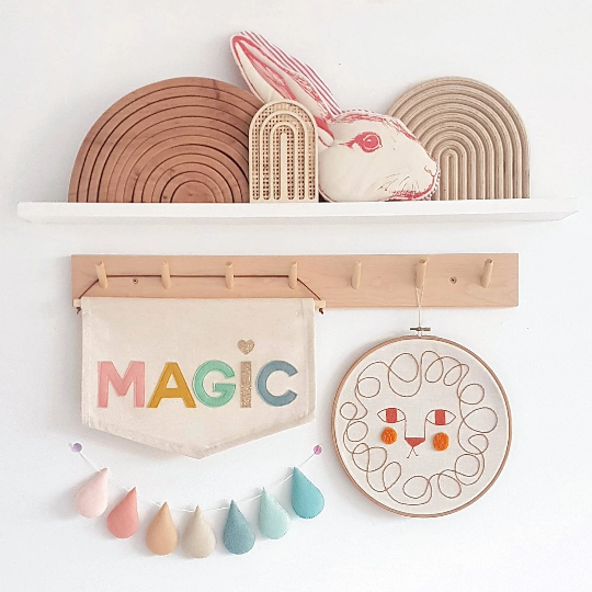 Magic mini banner. in pretty pastels