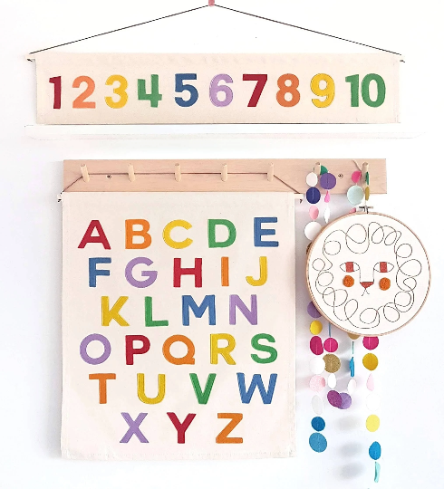 1-10 number & wall hanging banner bundle