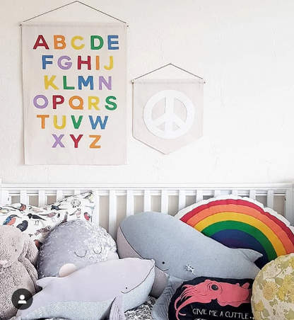 Alphabet wall hanging