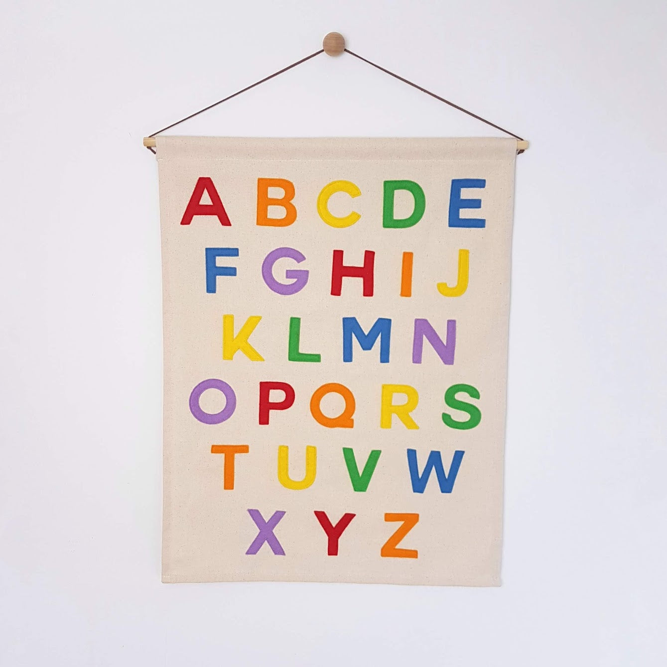 Alphabet wall hanging