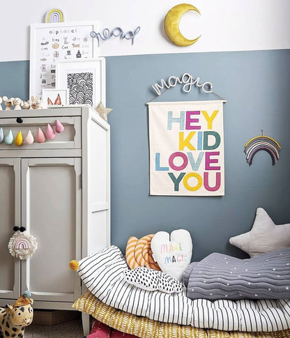 Hey Kid, Love You. Wall hanging