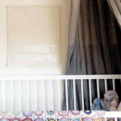 Sweet Dreams banner, wall hanging