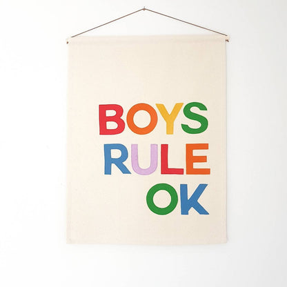 Boys Rule OK banner