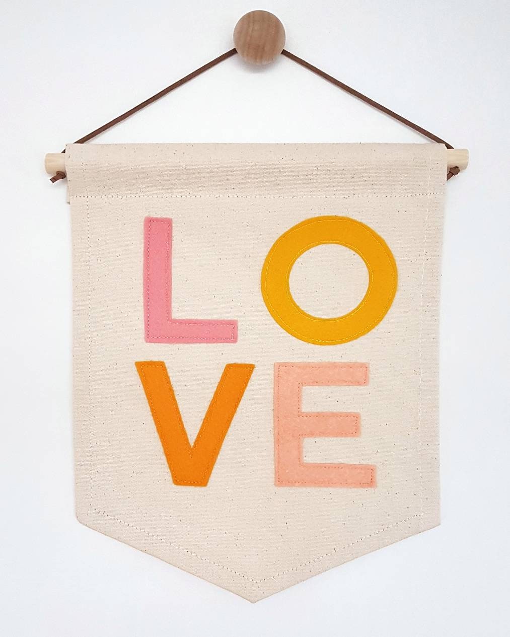 LOVE or HOPE Mini banner, wall hanging