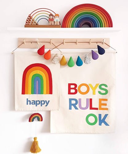 Boys Rule OK banner