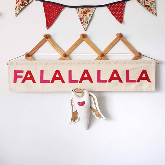 Fa La La La La Christmas banner