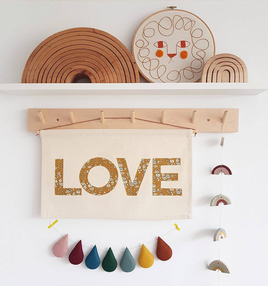 Love banner, wall hanging