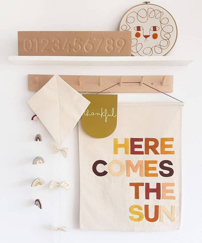 Your Wedding song lyrics made into a beautiful custom banner/wall hanging